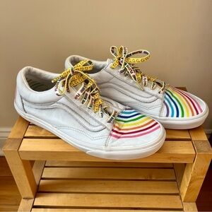 VANS Flour Shop Rainbow Shoes 12